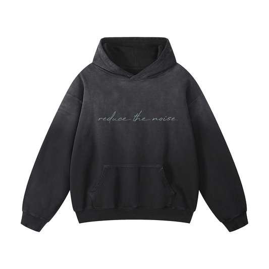 Übergroßer Heavyweight Sunfade Kapuzenpullover