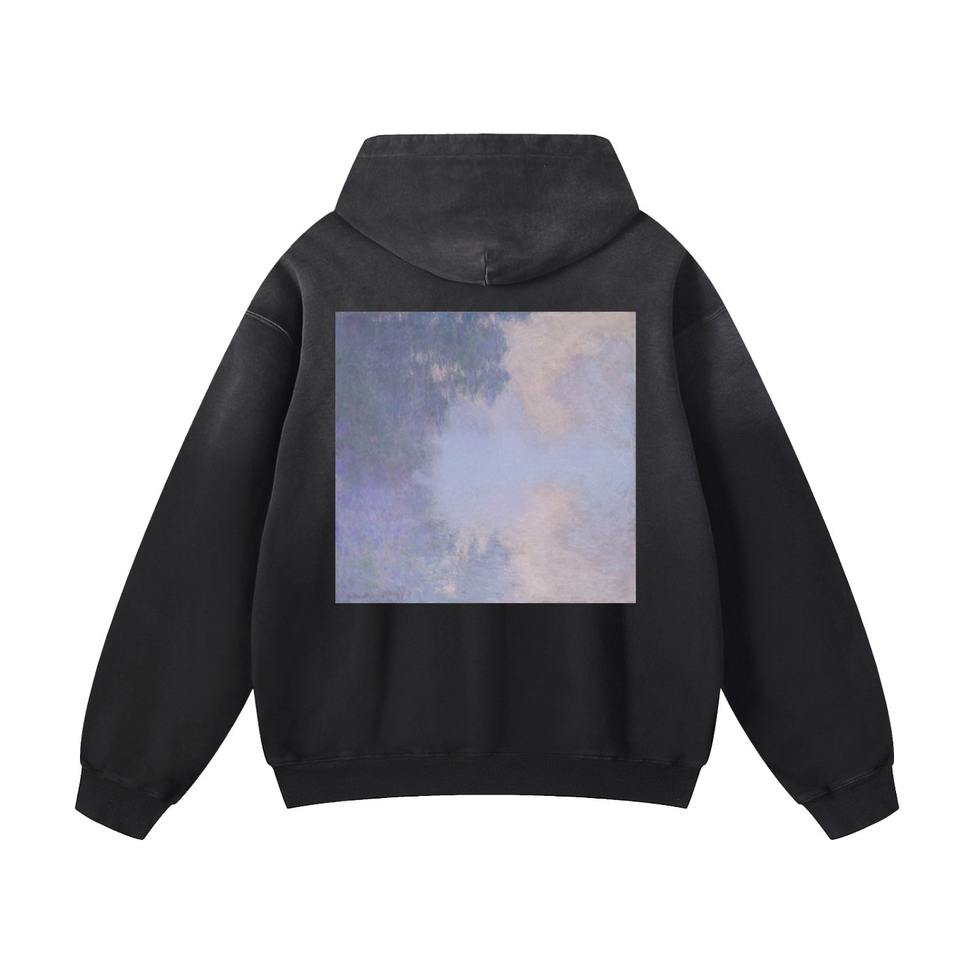Übergroßer Heavyweight Sunfade Kapuzenpullover