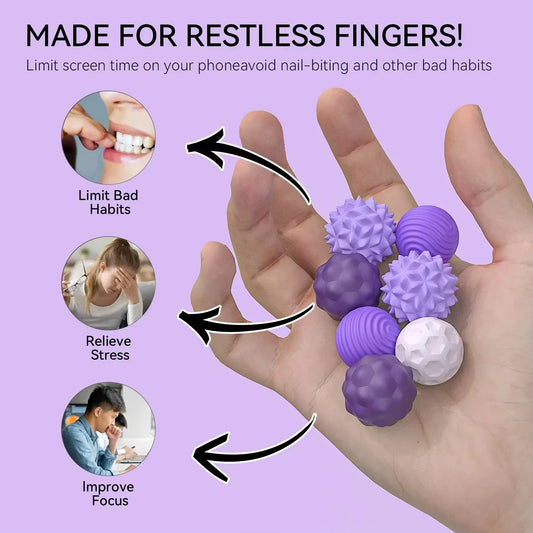 4/8pcs Magnetic Toy EDC Anti Stress Relief Toys Fidgeting Antistress