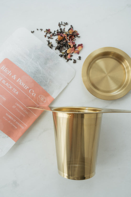 Edelstahl-Infuser | Teesieb & Kaffeesieb mit feinem Netz