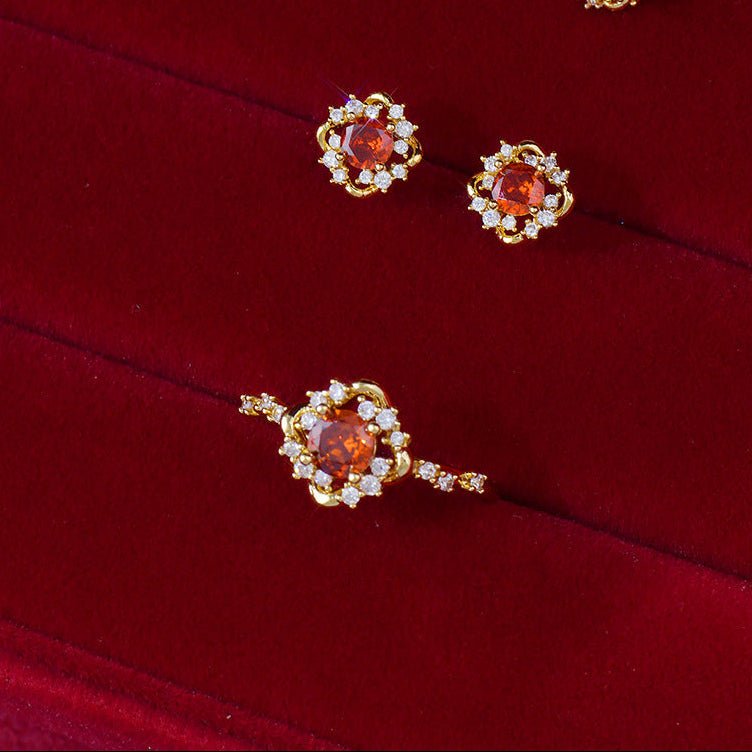 Scharlachroter Amorette-Ring