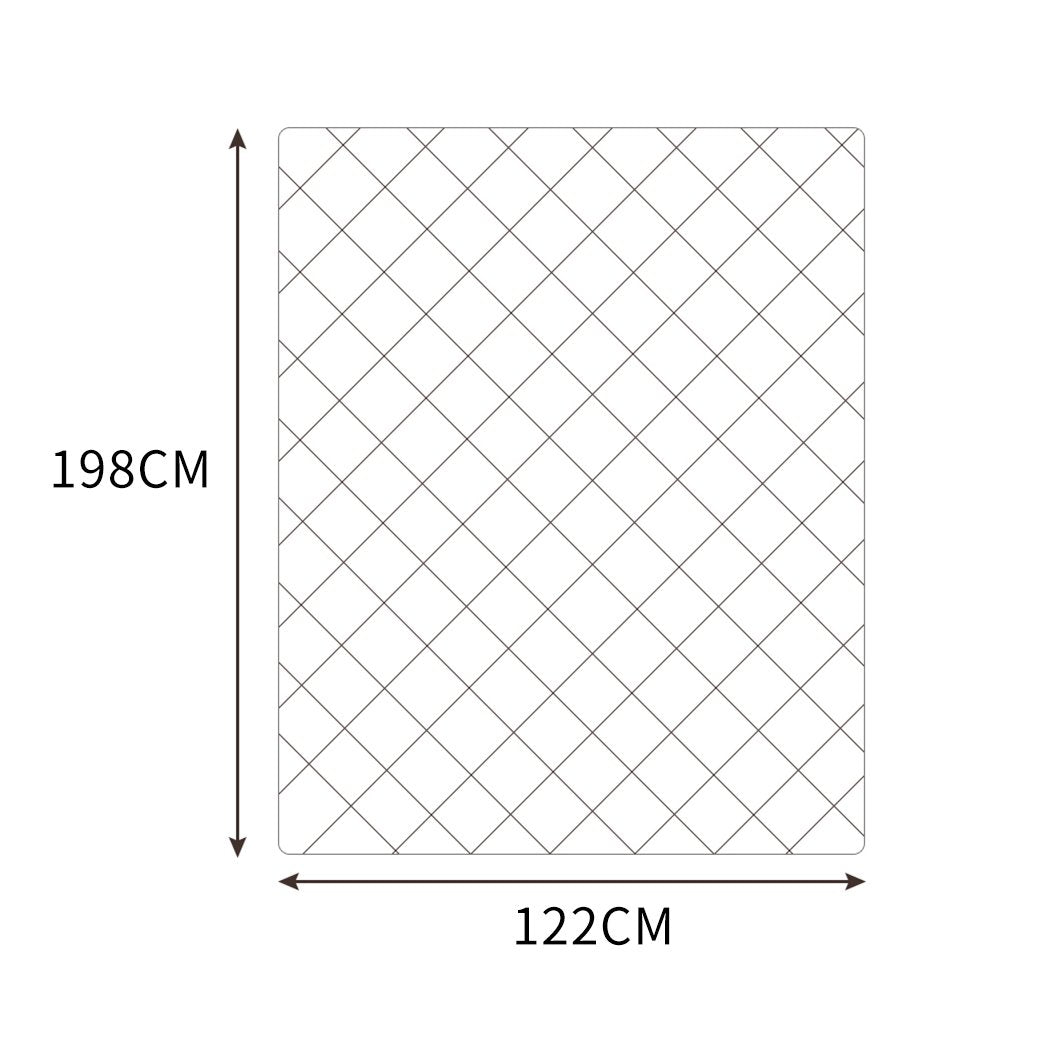 DreamZ 9KG Anti-Angst Gewichtsdecke Schwerkraftdecke Grau