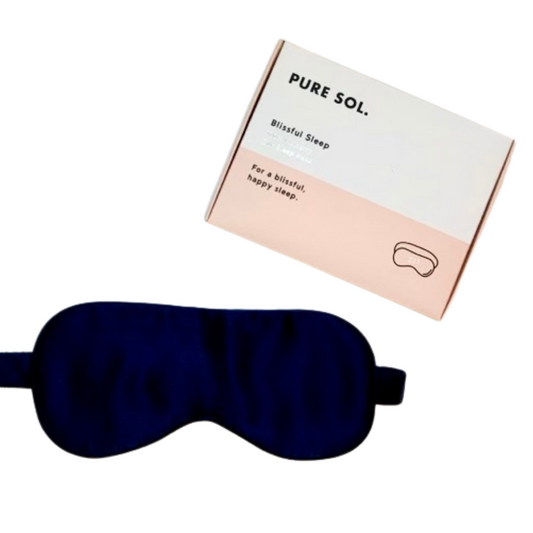 PURE SOL. Beauty Blissful Sleep 100% Maulbeerseiden-Schlafmaske –