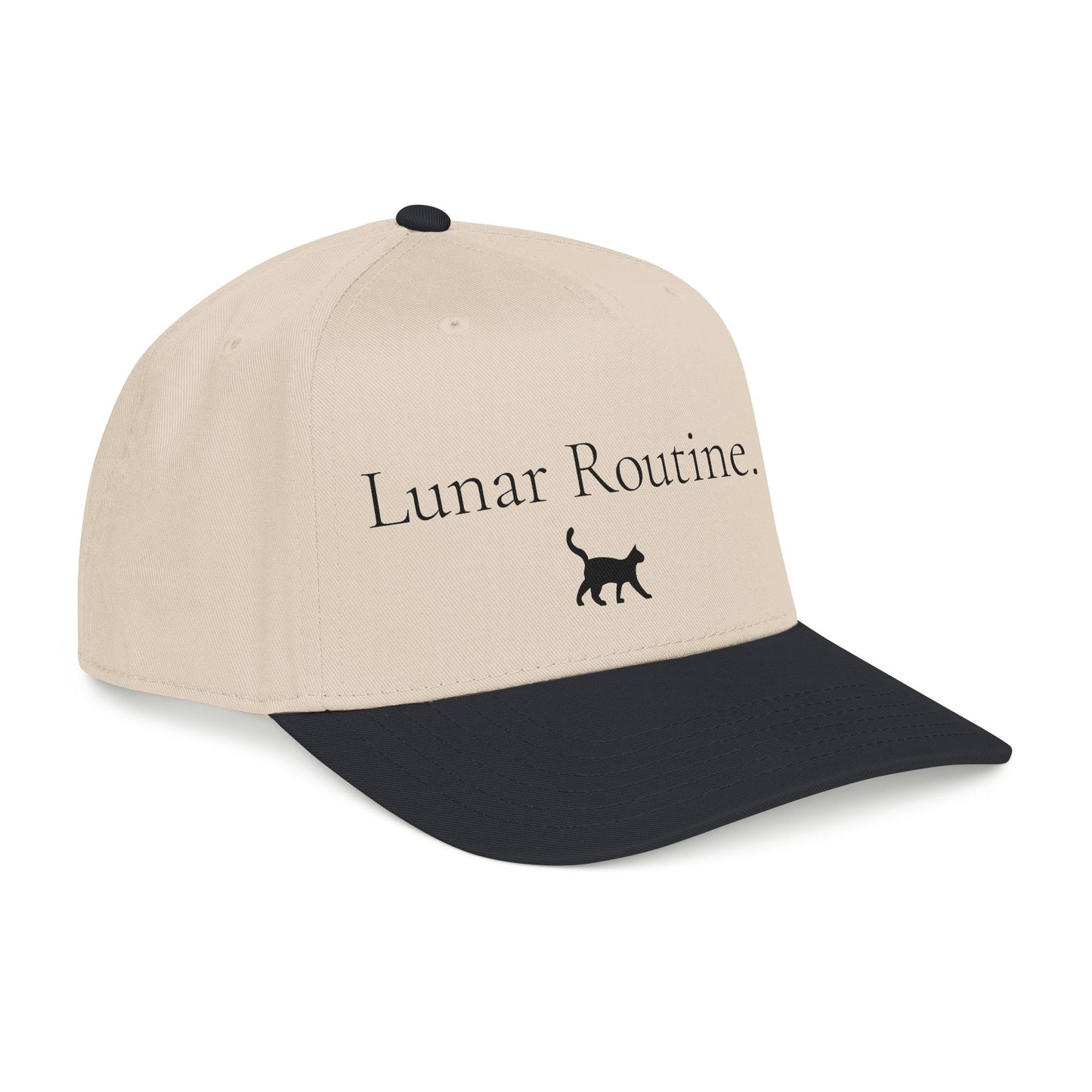 Lunar Routine™ Vintage Baseball Cap | Minimalist Cat Hat | Cove & Calm