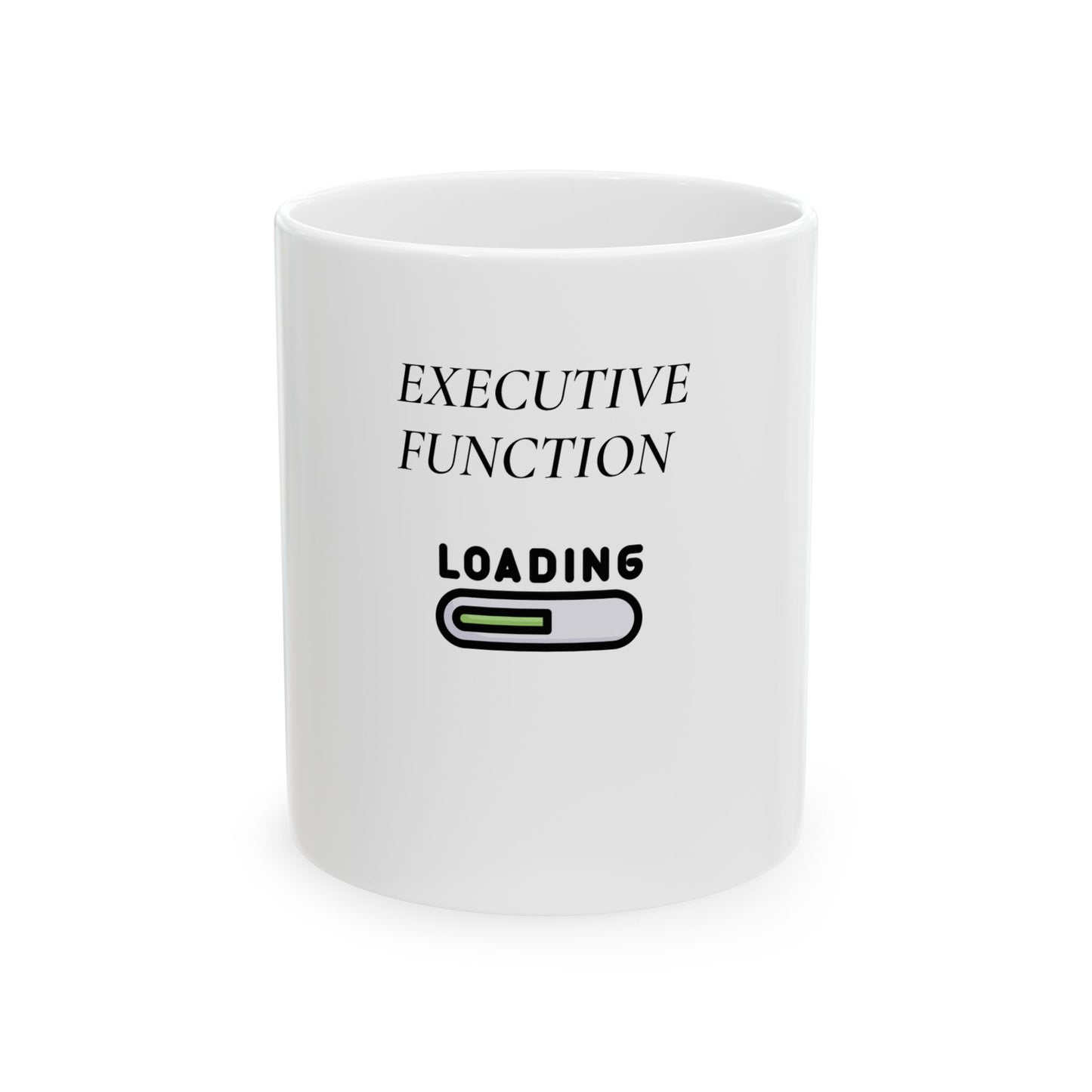Executive Function Loading™ Mug | Minimalist Coffee Cup | Cove & Calm