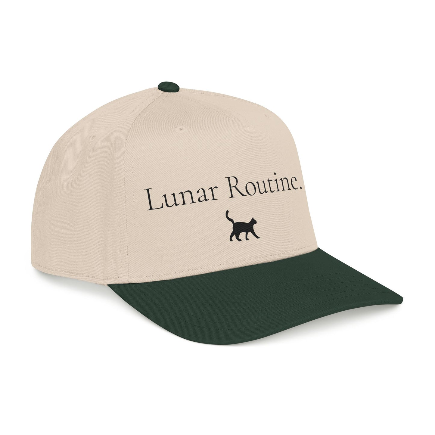 Lunar Routine™ Vintage Baseball Cap | Minimalist Cat Hat | Cove & Calm