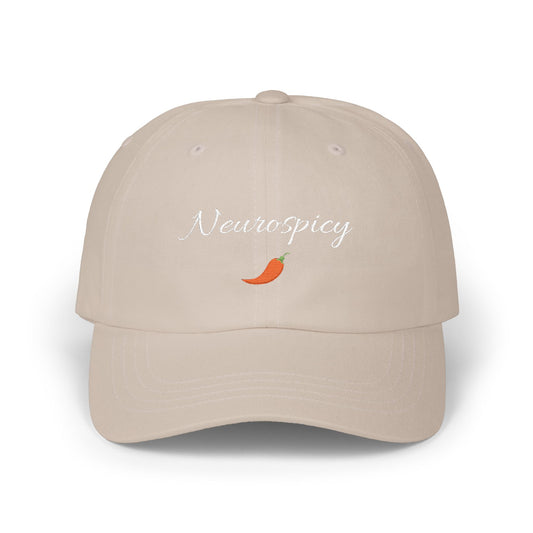Neurospicy Dad Hat – Minimalist Embroidered Baseball Cap | Cove & Calm