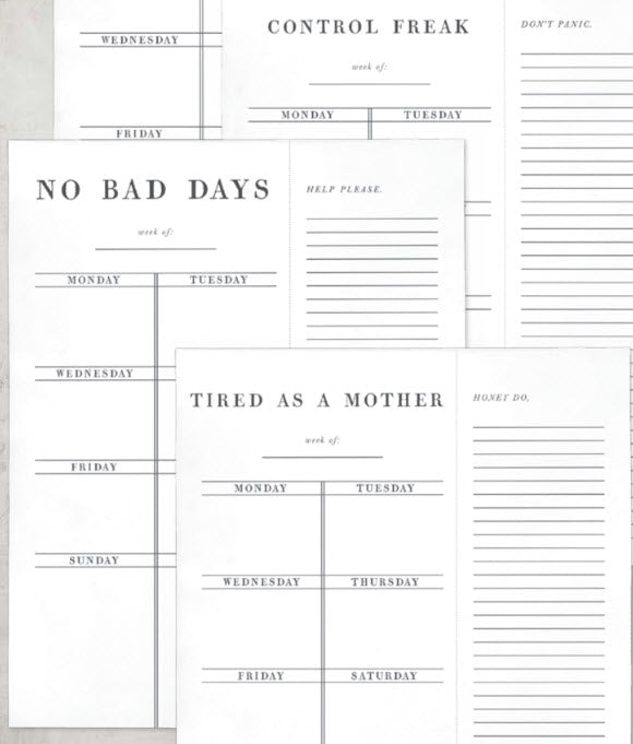 Weekly ADHD Planner Notepad | Productivity & Task Organizer | Cove & Calm