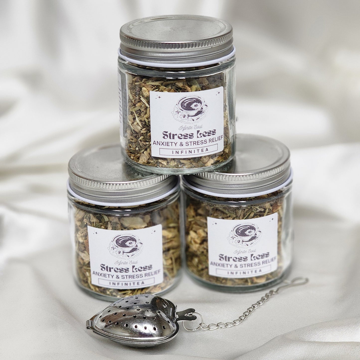 Infinitea Stress Less: Bio-Kräutertee zur Linderung von Angst und Stress