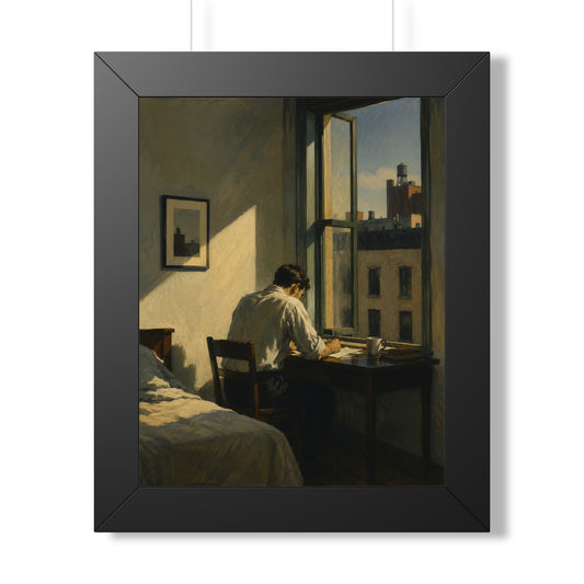The Quiet Work Framed Art Print | Cove & Calm