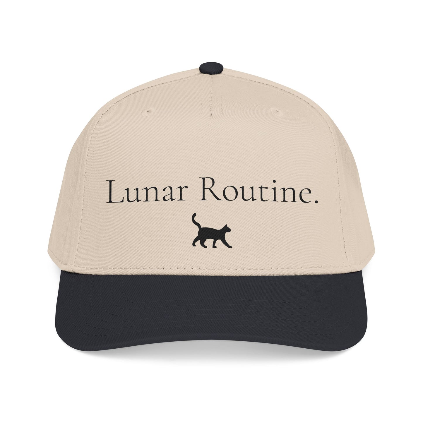 Lunar Routine™ Vintage Baseball Cap | Minimalist Cat Hat | Cove & Calm