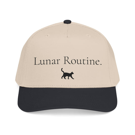 Lunar Routine™ Vintage Baseball Cap | Minimalist Cat Hat | Cove & Calm