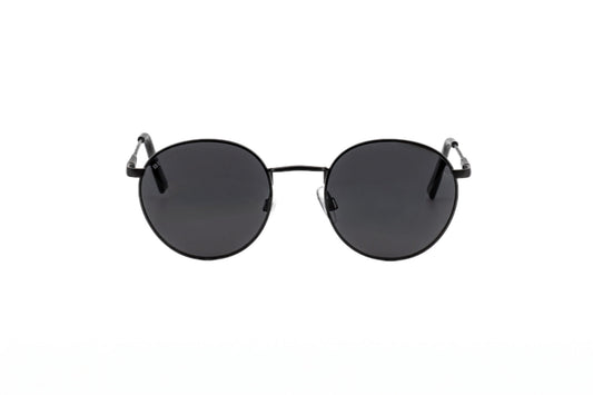 Boléro Sage — Round Metal Polarized Sunglasses