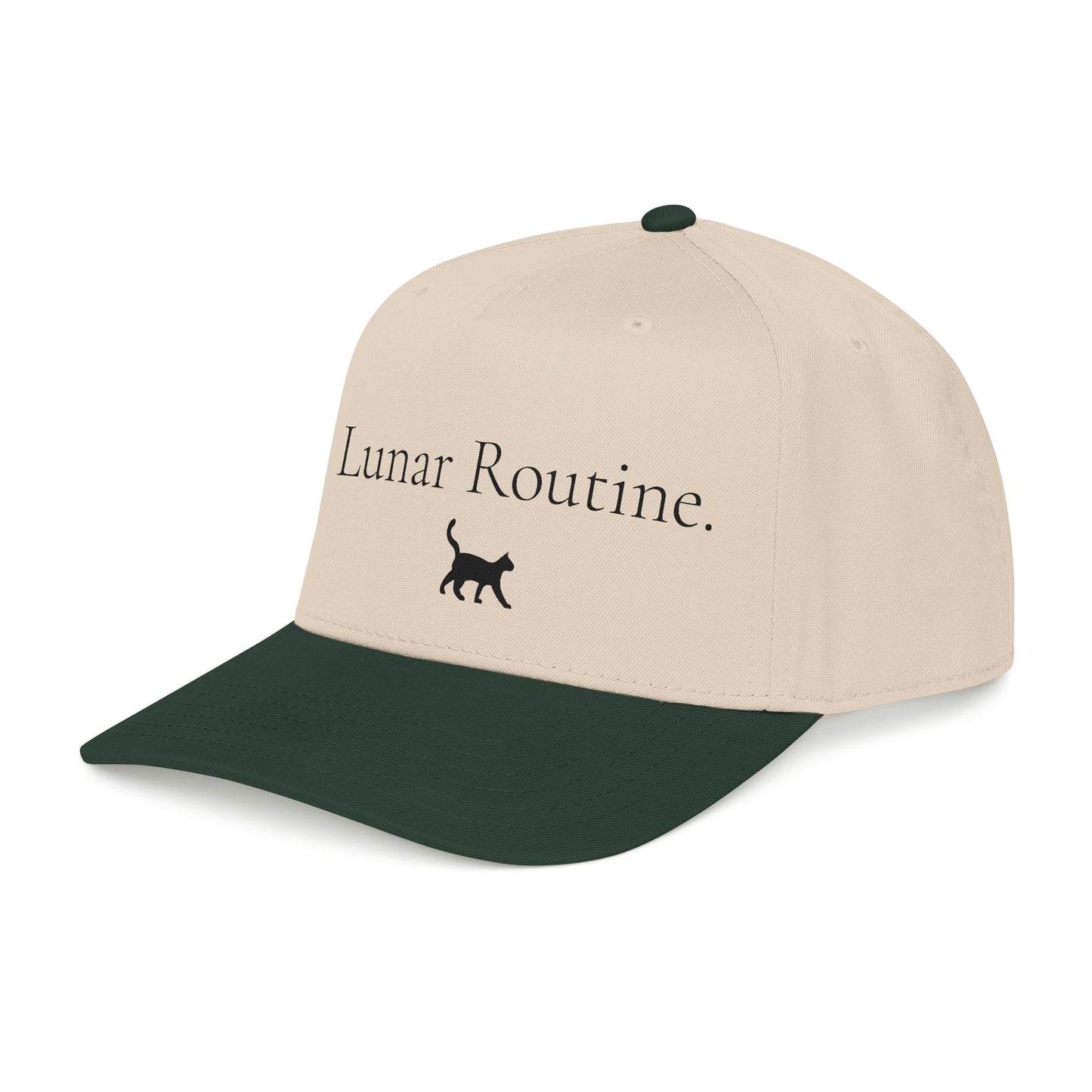 Lunar Routine™ Vintage Baseball Cap | Minimalist Cat Hat | Cove & Calm