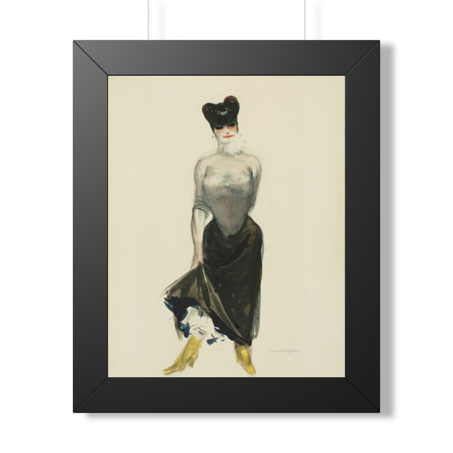 Edward Hopper "Streetwalker" Gerahmter Kunstdruck | Cove & Calm