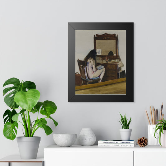 Edward Hopper "Interior" Framed Art Print | Cove & Calm