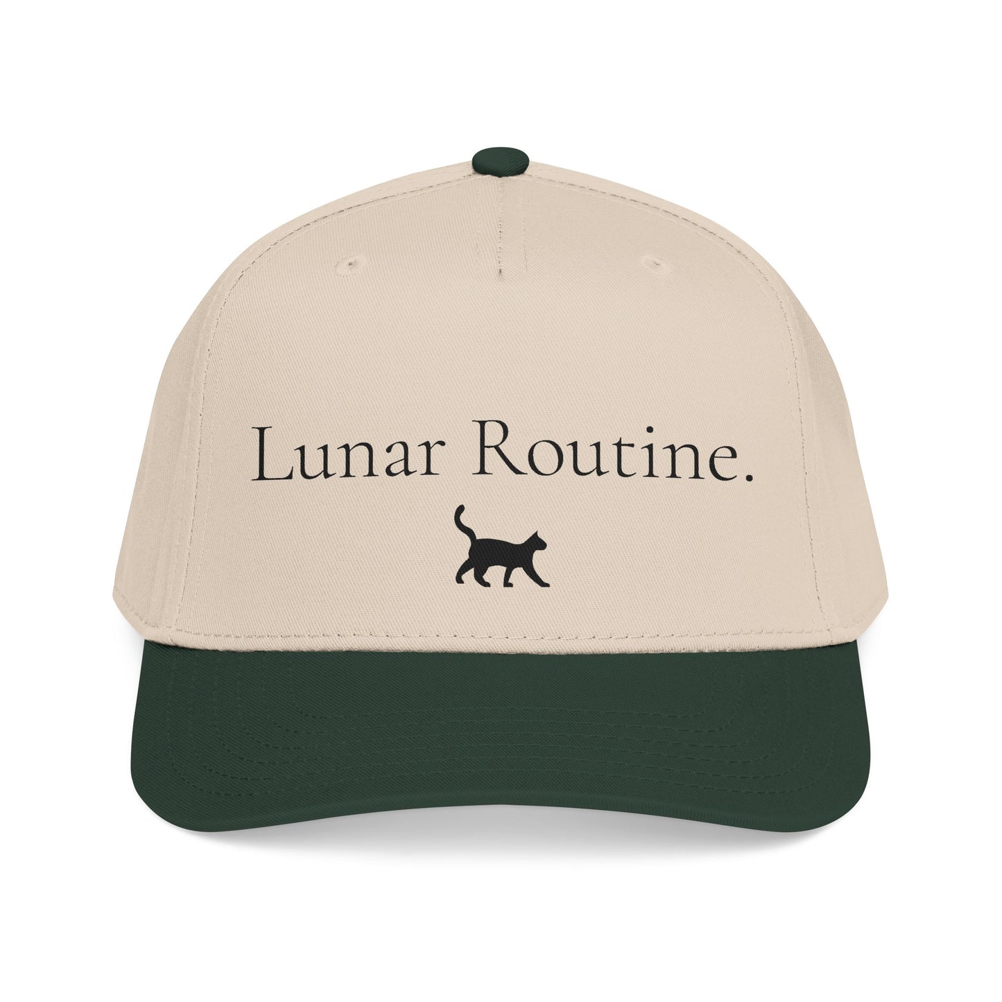 Lunar Routine™ Vintage Baseball Cap | Minimalist Cat Hat | Cove & Calm