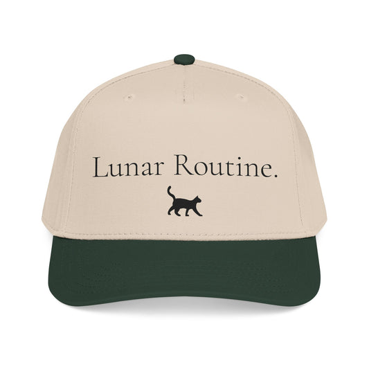 Lunar Routine™ Vintage Baseball Cap | Minimalist Cat Hat | Cove & Calm