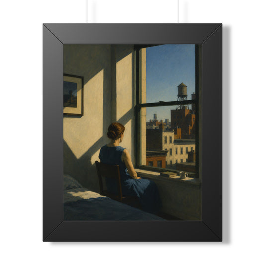 Stillness by the Window Framed Art Print | Cove & Calm