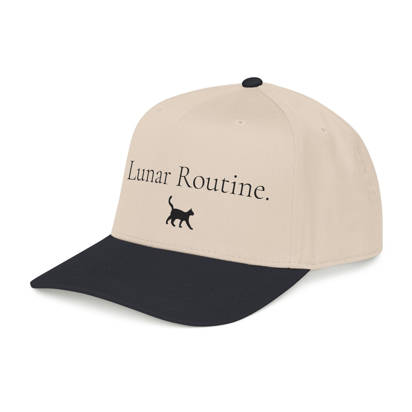 Lunar Routine™ Vintage Baseball Cap | Minimalist Cat Hat | Cove & Calm