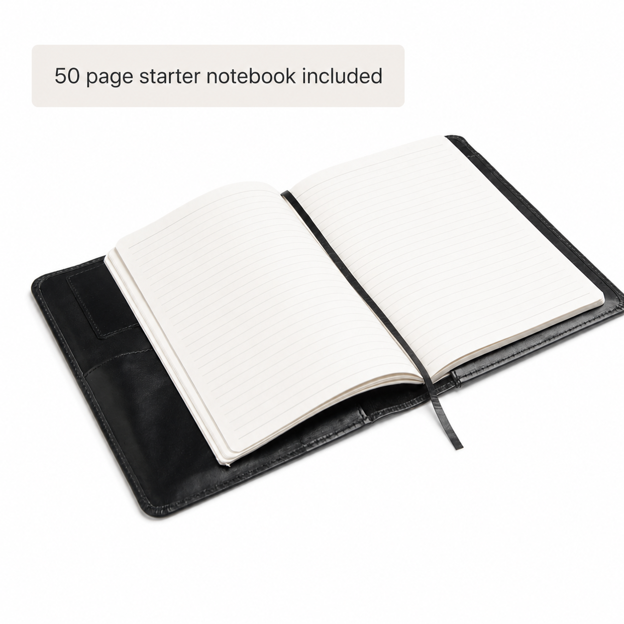 Theodore Notizbuchhülle aus Leder im A5-Format