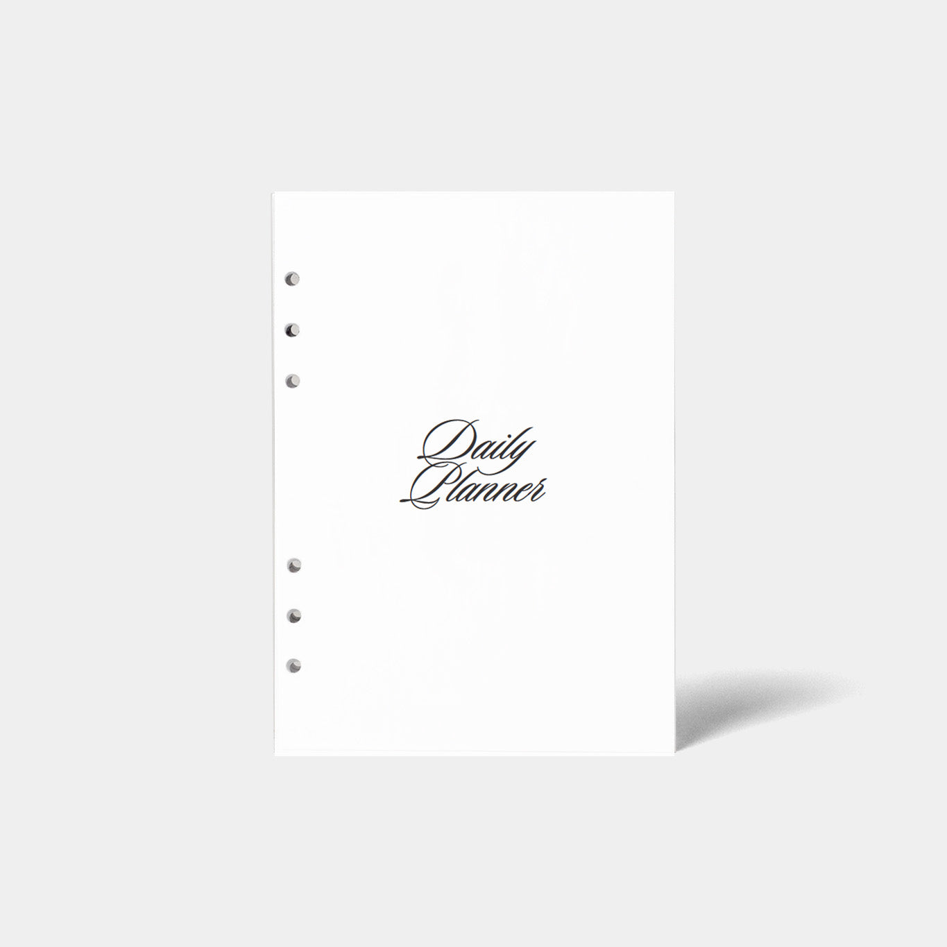 Undated Daily Planner Insert (6-Ring)