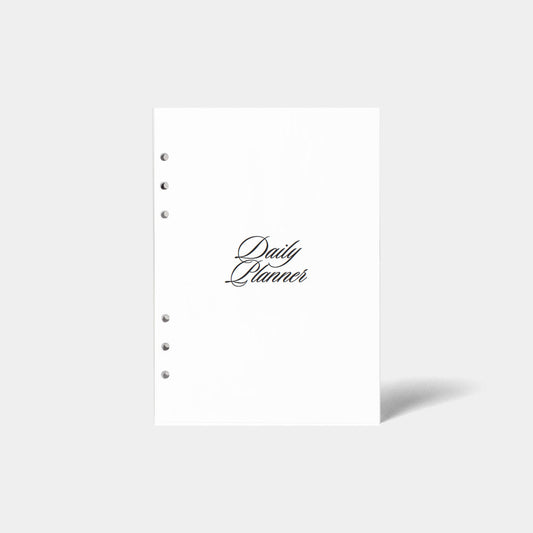 Undated Daily Planner Insert (6-Ring)