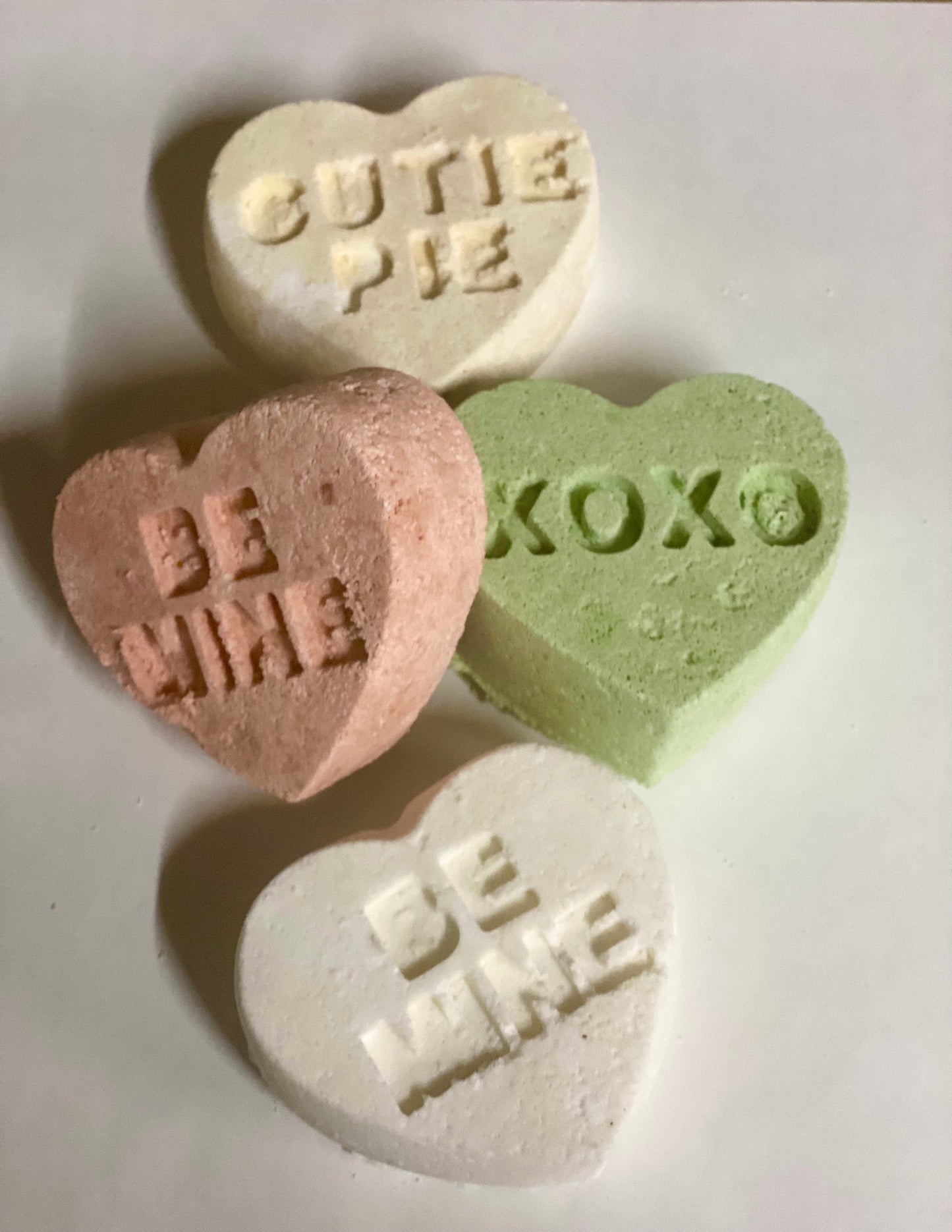 Bio-Badekugel / Valentinstag / Konversationsherzen /