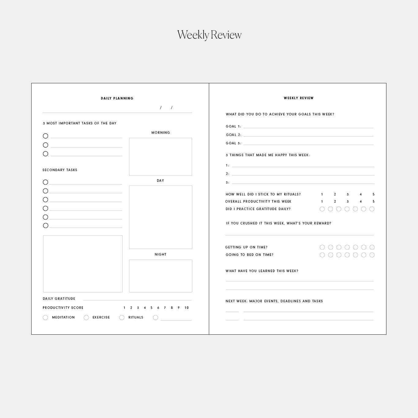 Get It Done Planner Insert (6-Ring)
