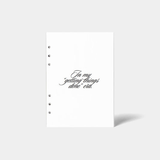 Get It Done Planner Insert (6-Ring)