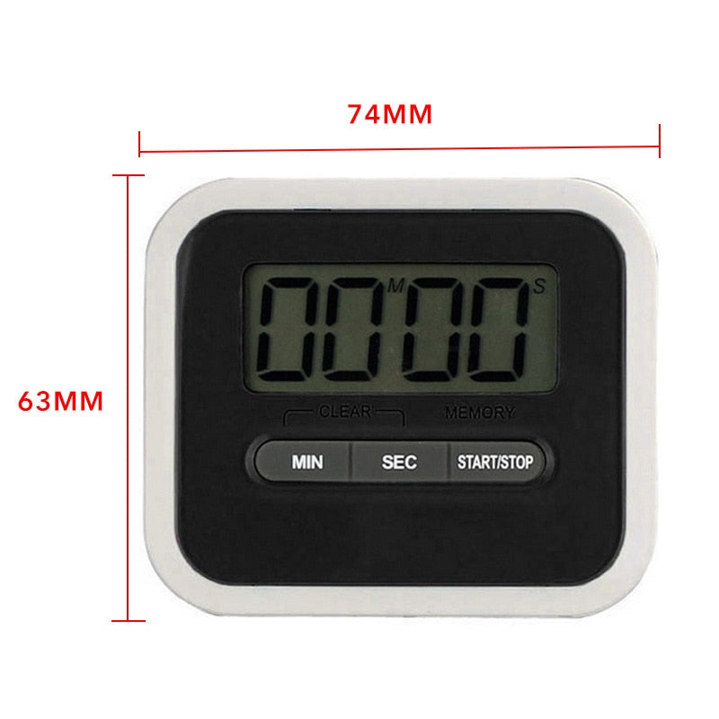 IVYSHION 1pc LCD Digital Screen Kitchen Timer