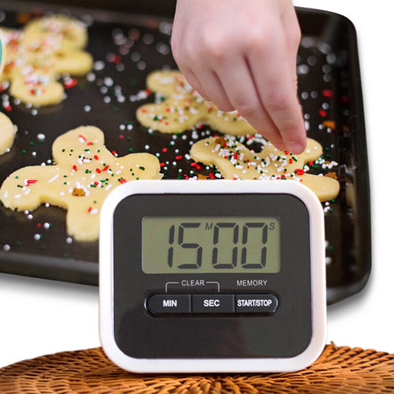 IVYSHION 1pc LCD Digital Screen Kitchen Timer