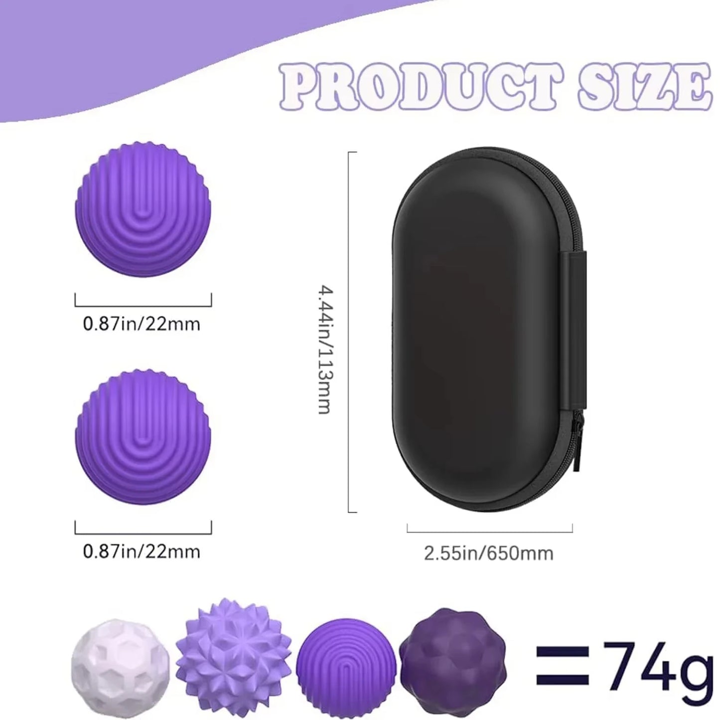 4/8pcs Magnetic Toy EDC Anti Stress Relief Toys Fidgeting Antistress