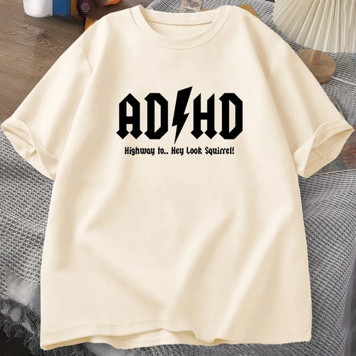 ADHS Highway Hey Sieh Mal Eichhörnchen T-SHIRT Herren Damen Rocker Rock and Roll