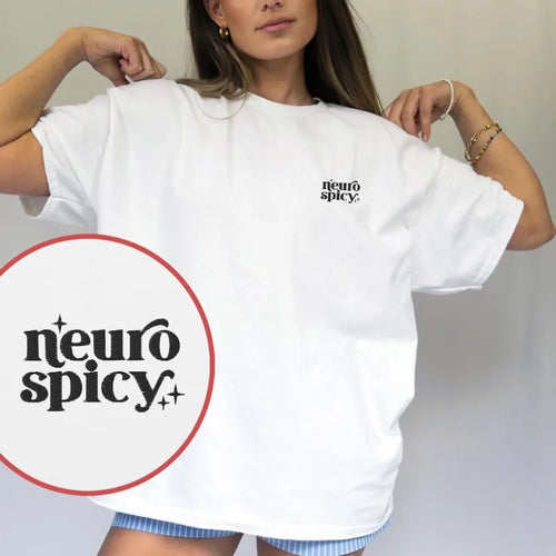 Neurodiversität Druck T-Shirt Überstimuliert Unisex Shirt Adhs