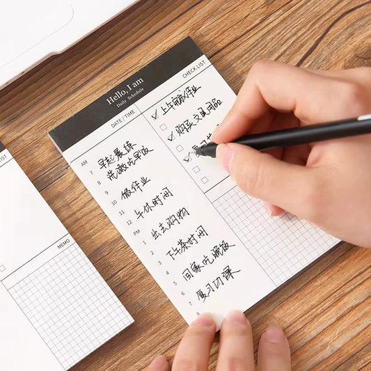 Daily ADHD Planner Pad | Time Blocking & Productivity Checklist | Cove & Calm