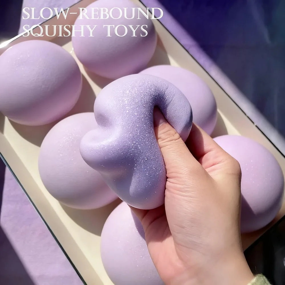 Simulierte Brotförmige Squishy Squeeze Toys Weiches Stressabbau-Spielzeug Slow