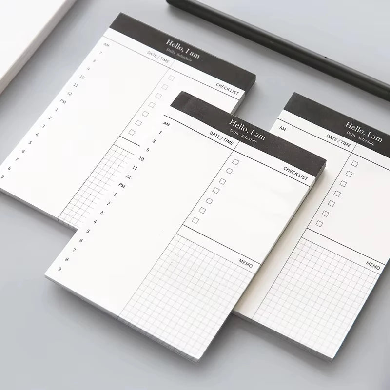 Daily ADHD Planner Pad | Time Blocking & Productivity Checklist | Cove & Calm