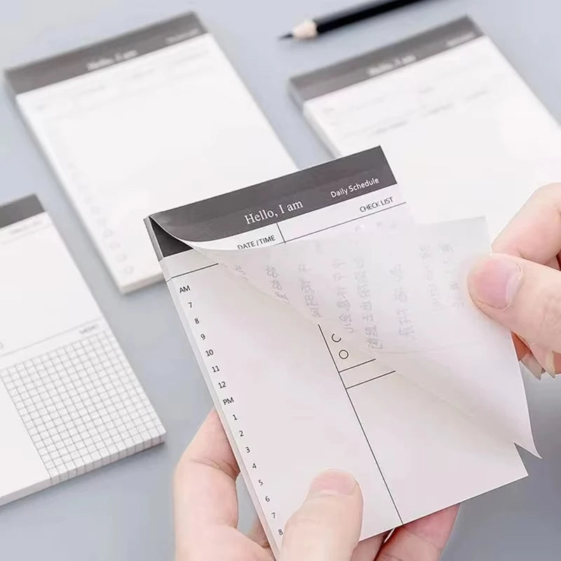 Daily ADHD Planner Pad | Time Blocking & Productivity Checklist | Cove & Calm