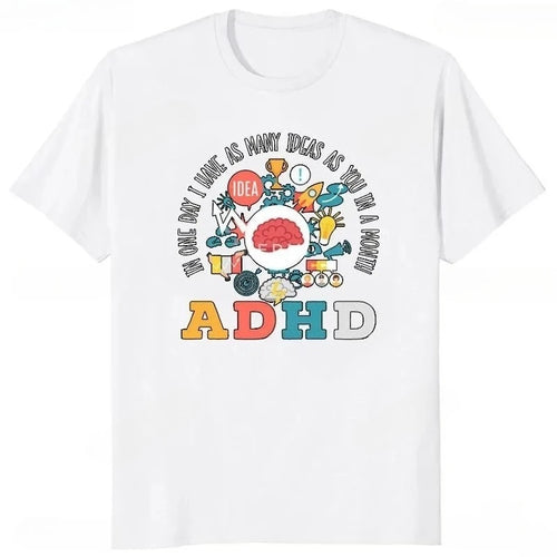 Lustige T-Shirts für Gehirn-Neurodiversität, Autismus-Spektrum-Störung (ASS),