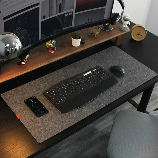 Large Size Wool Felt Mouse Pad Office Computer Desk Protector Mat