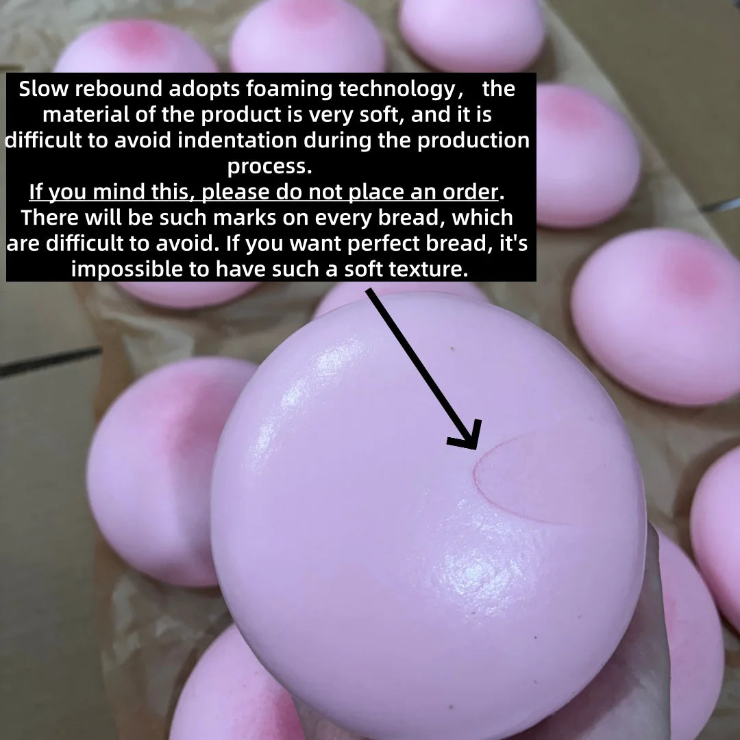 Simulierte Brotförmige Squishy Squeeze Toys Weiches Stressabbau-Spielzeug Slow