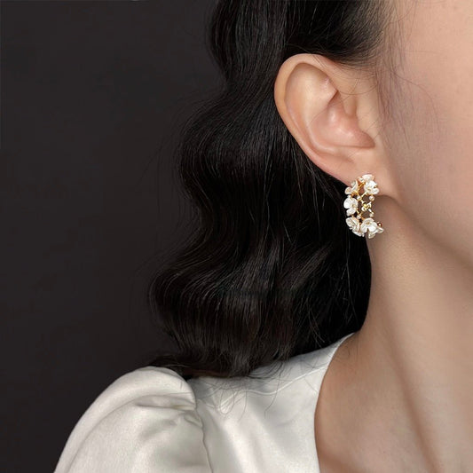 Schleierkraut-Ohrringe