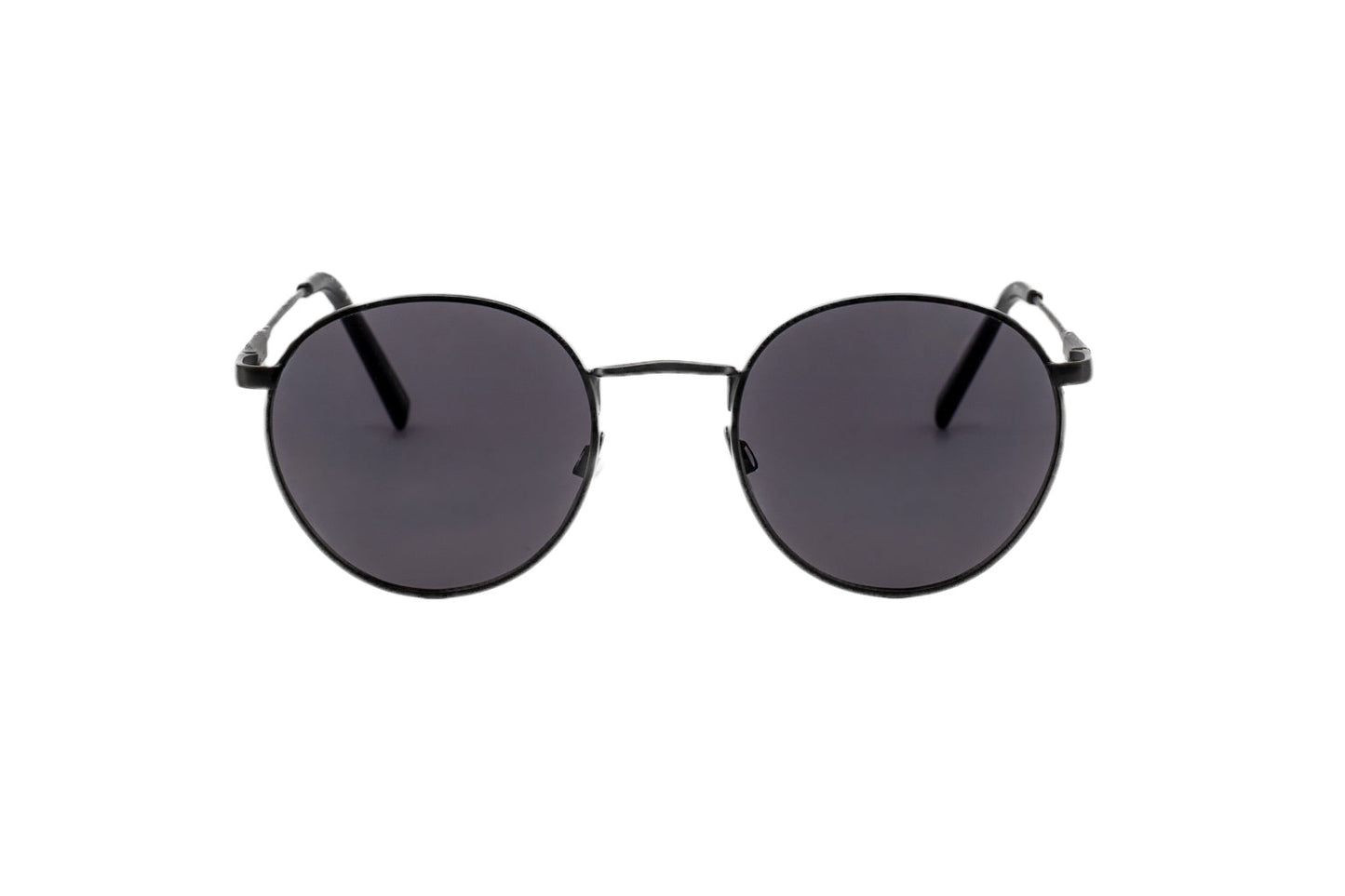 Boléro Sage — Round Metal Polarized Sunglasses
