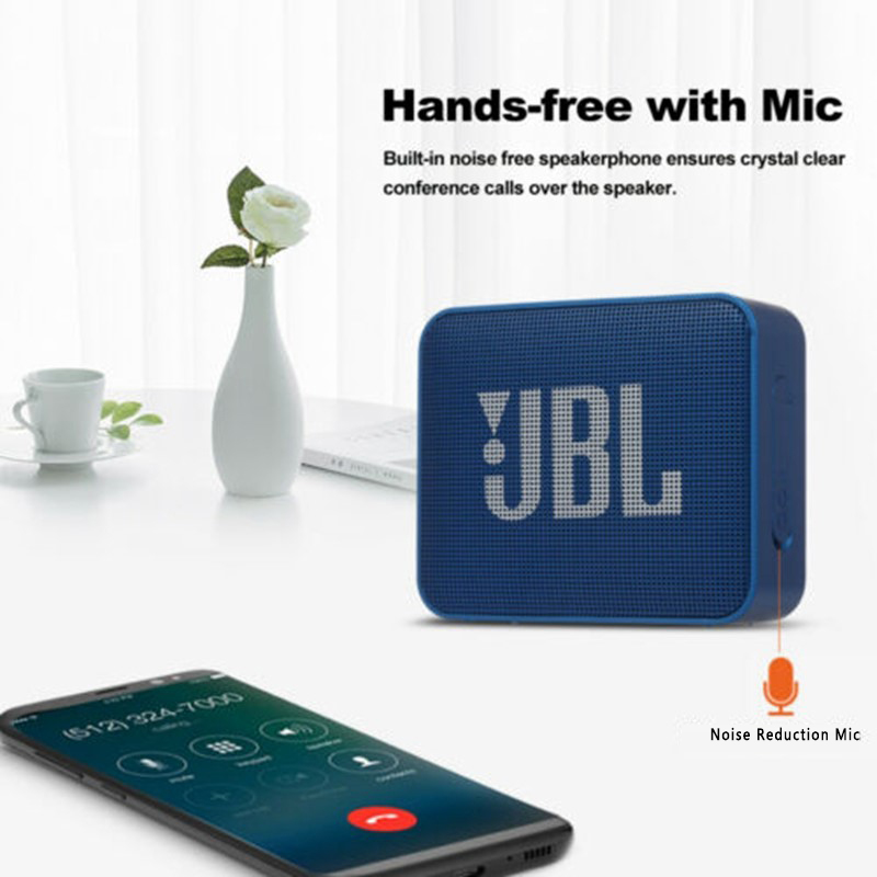 IPX7 Wasserdichter JBL GO 2 Kabelloser Bluetooth Lautsprecher für Outdoor