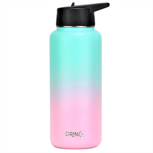 DRINCO® 32oz Edelstahl-Trinkflasche (3 Deckel) - Macaron