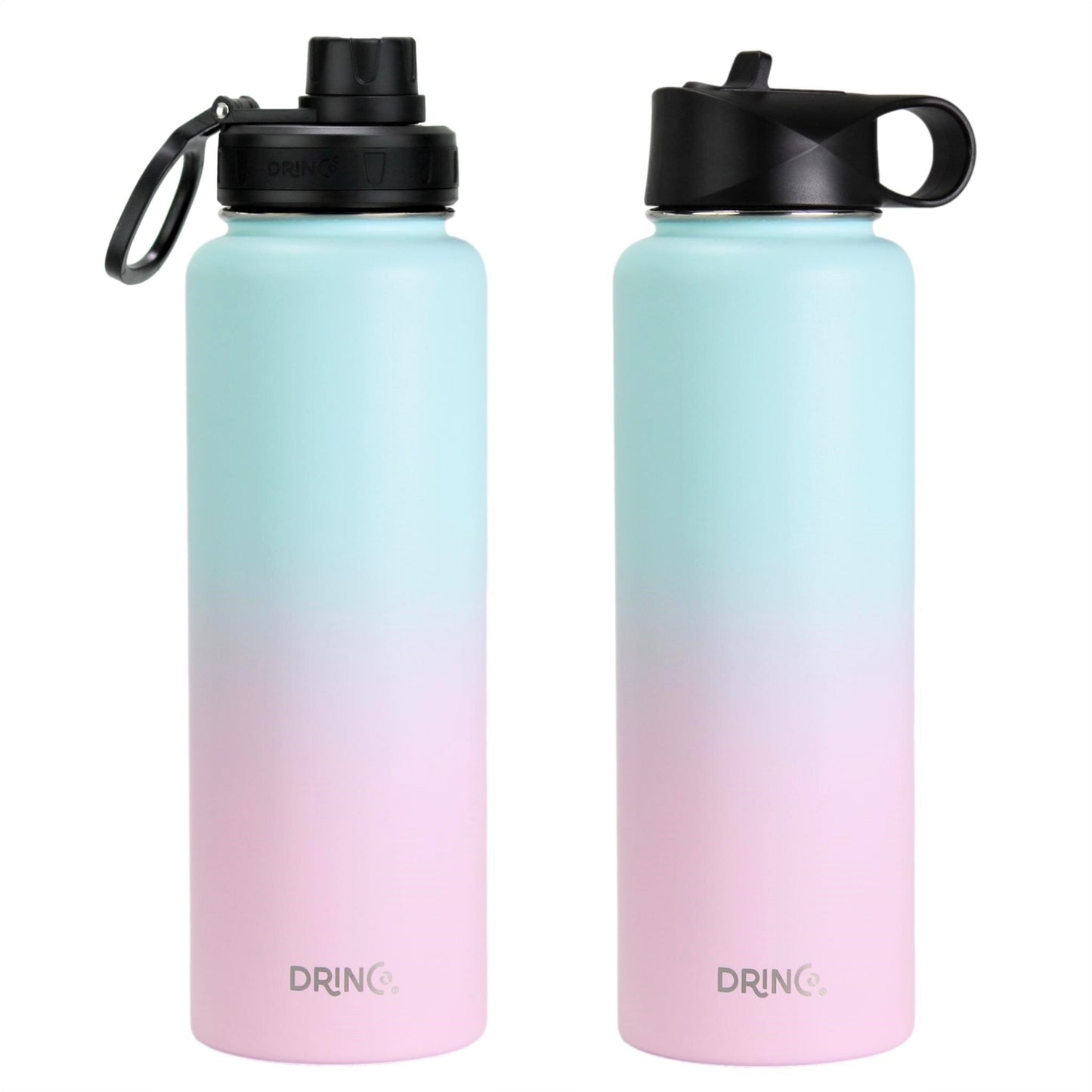 DRINCO® 40oz Edelstahl Sport-Trinkflasche - Macaron
