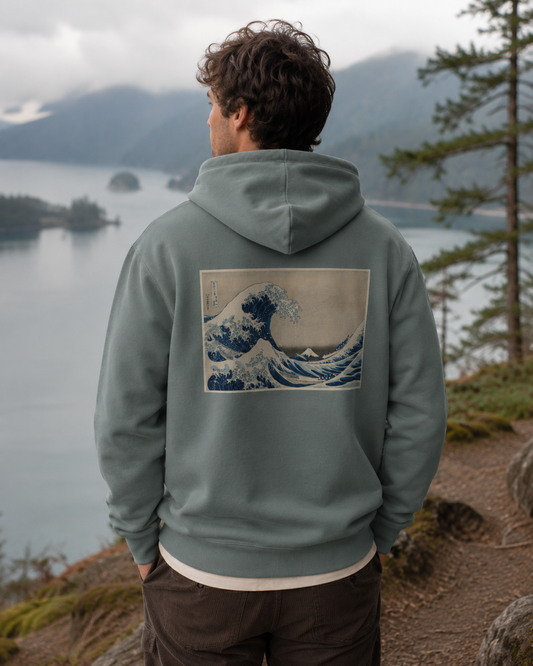 Oversized Fleece Hoodie "Face The Chaos"