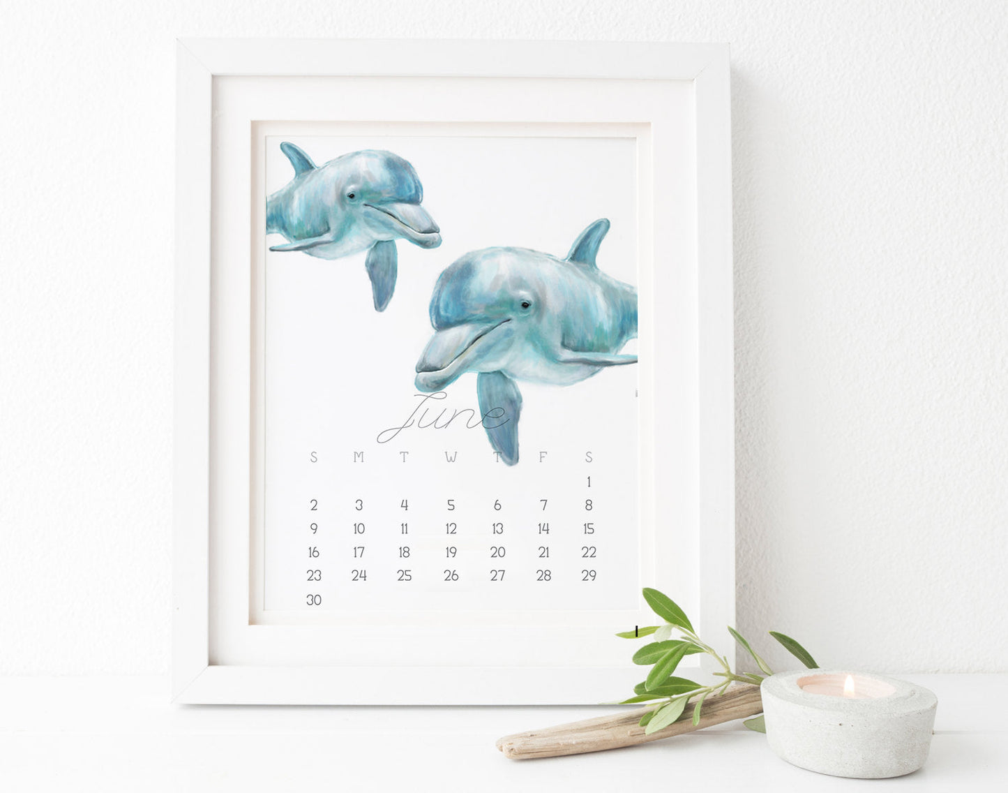 2027 Desk Calendar: Ocean Animal