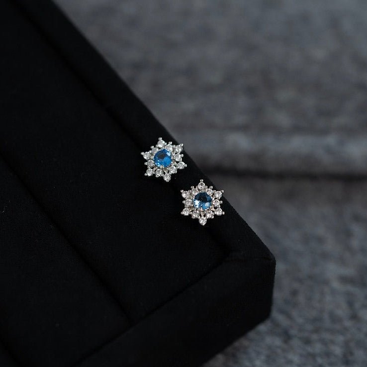 Frosted Snowflake Earrings